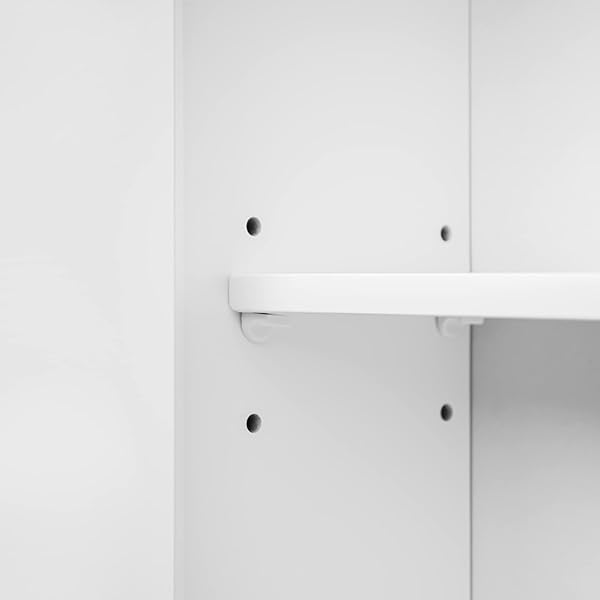 Clóset de Pared extraíble con Puertas Dobles, Color Blanco Pull Handle Wall Cabinet clóset de pared