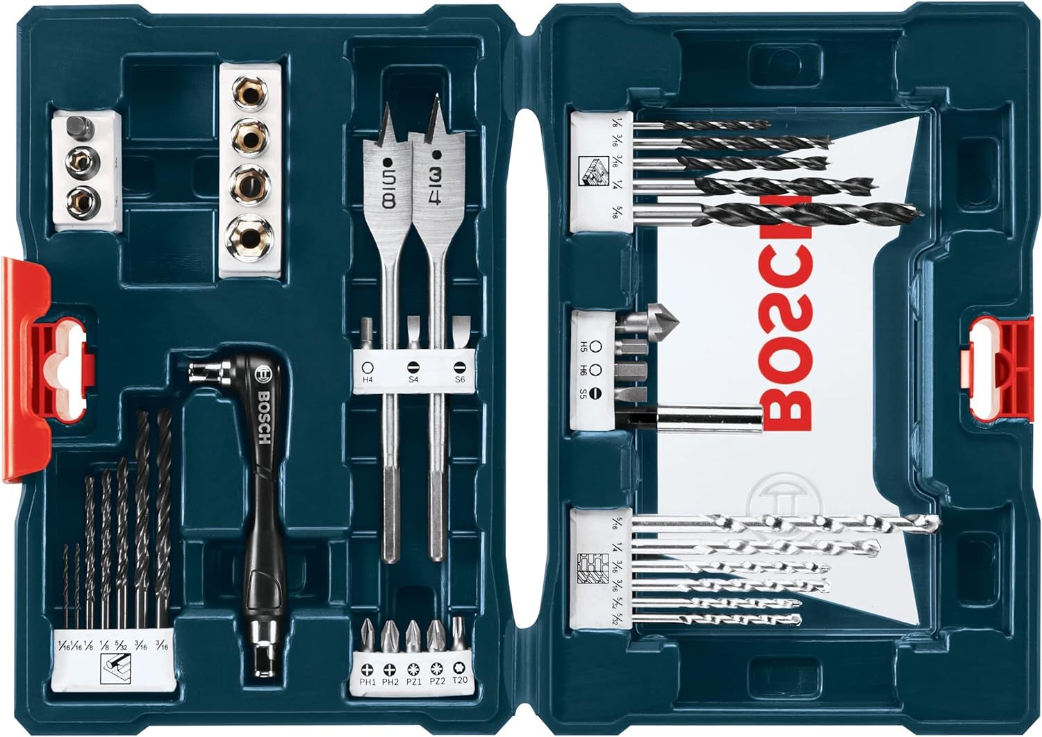 Bosch CLPK22-120 Kit combinado de 2 herramientas de 12 V máx. con Taladro/Atornillador de 3/8", Atornillador de impacto y (2) baterías de 2.0 Ah