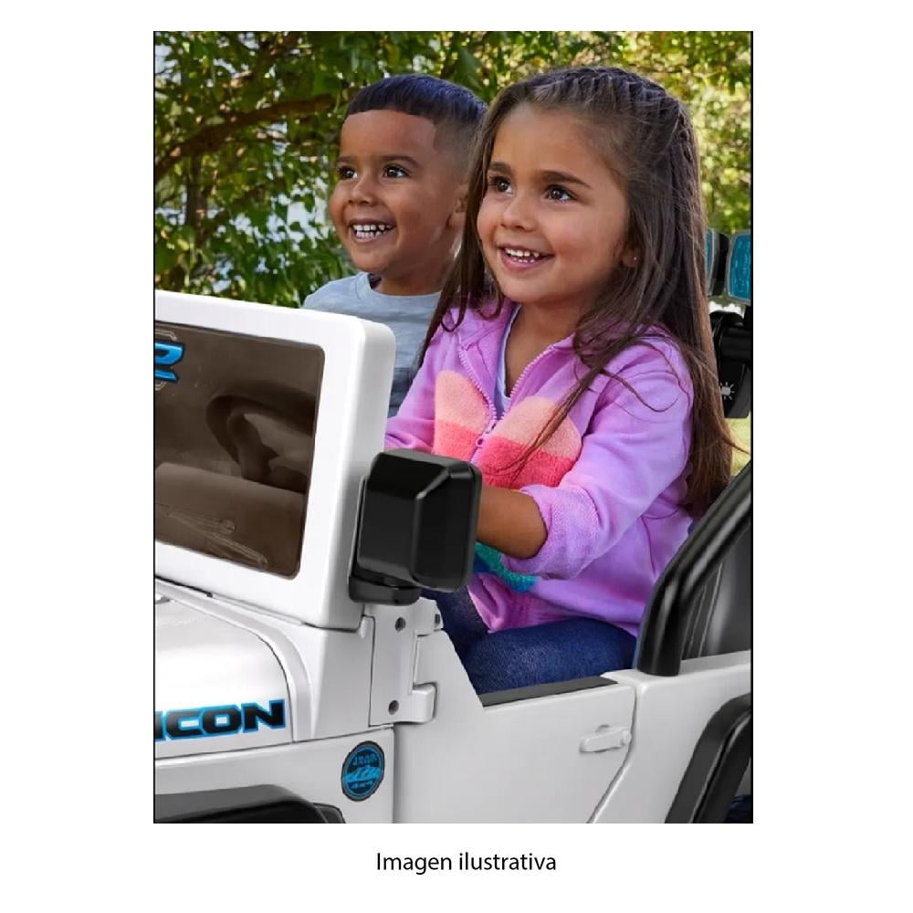 Vehículo Montable Fisher Price Power Wheels Jeep Wrangler 4XE 12V