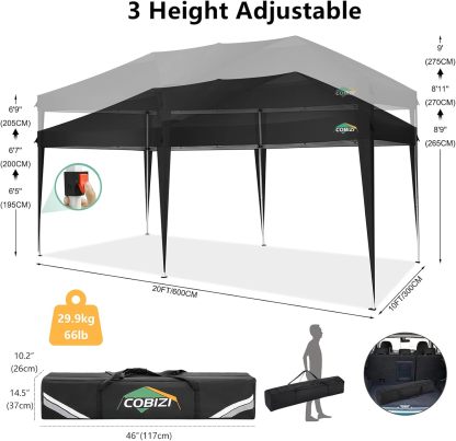 Tienda de campaña desplegable para Exteriores