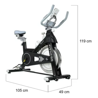 Bicicleta de Spinning Centurfit de 13 Kilos para Fitness Cardio