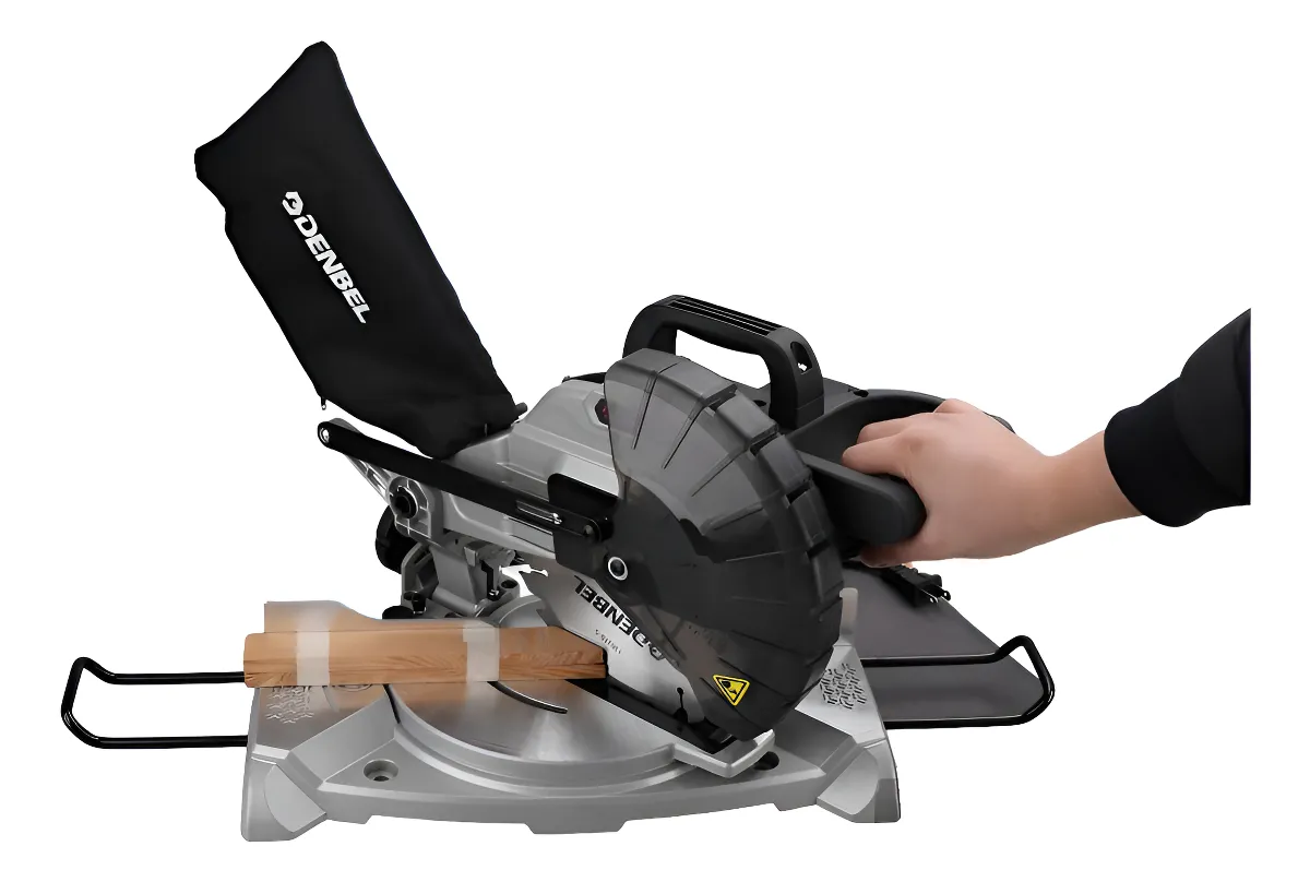 Sierra de inglete 1400w 8 1/4 210mm con Guia Laser DB-MS30 45° y 90° grados Denbel