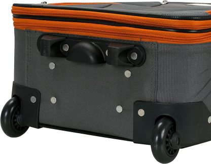 Rockland F32-charcoal, Juego De Equipaje, Carbón, Una Talla