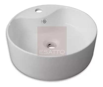 Esatto® Paquete Sanitario Y Lavabo Llave Gratis Wc-002 Rondo Incluye Wc Ecológico One-piece Ovalin Redondo Y Monomando