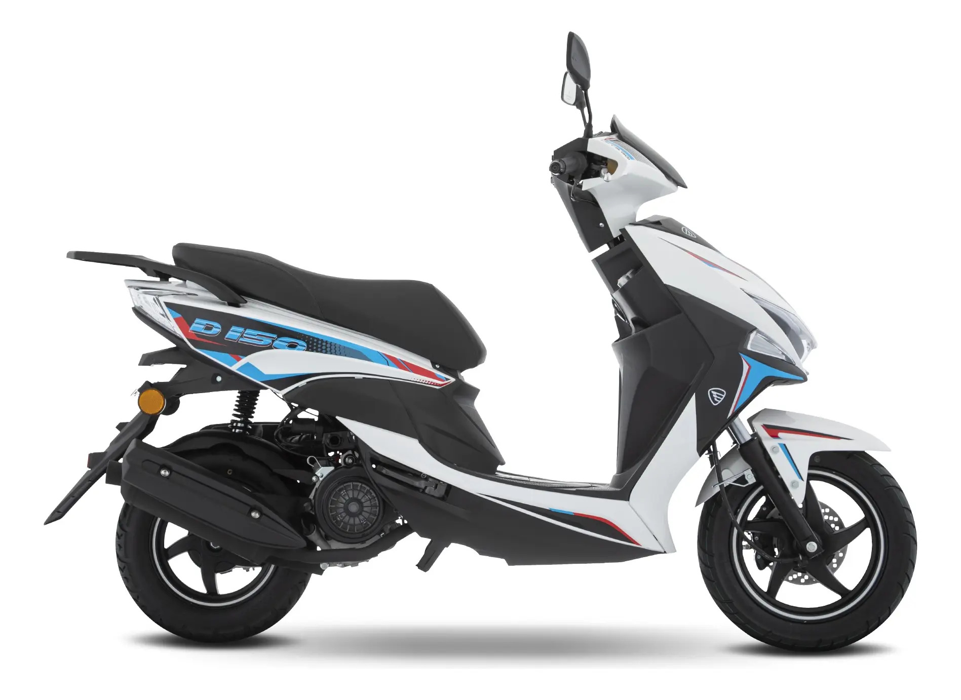 Motoneta Italika D150 Blanco Con Azul