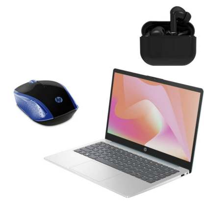 Combo Laptop HP Ryzen 5,/8 GB RAM/512 GB SSD 14-em0017la + Mouse HP 200 + Earbuds