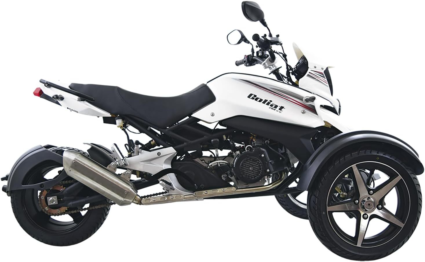DINAMO Motocicleta Deportiva Goliat 2024 Blanca