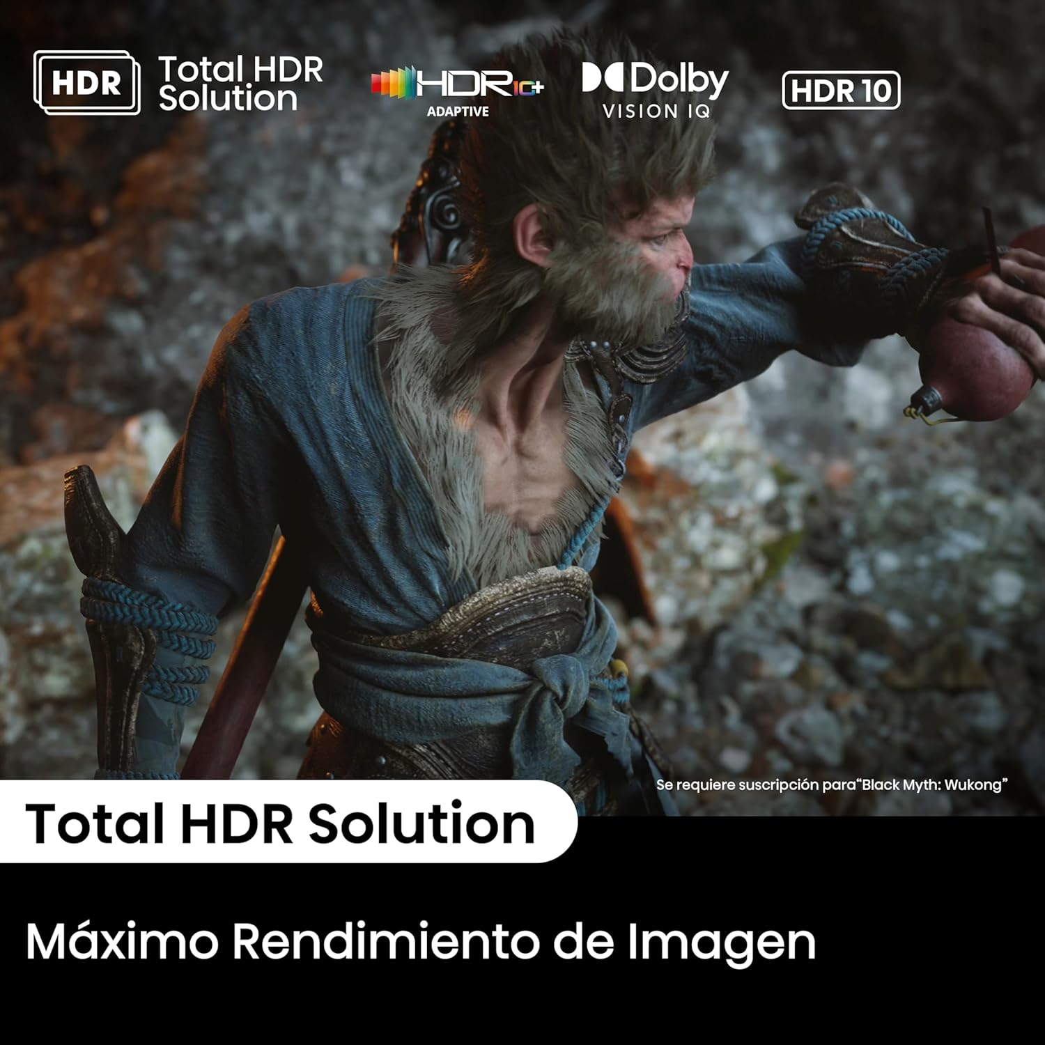 Hisense Pantalla MiniLED de 65" 65U7N Google TV Works with Alexa 2024