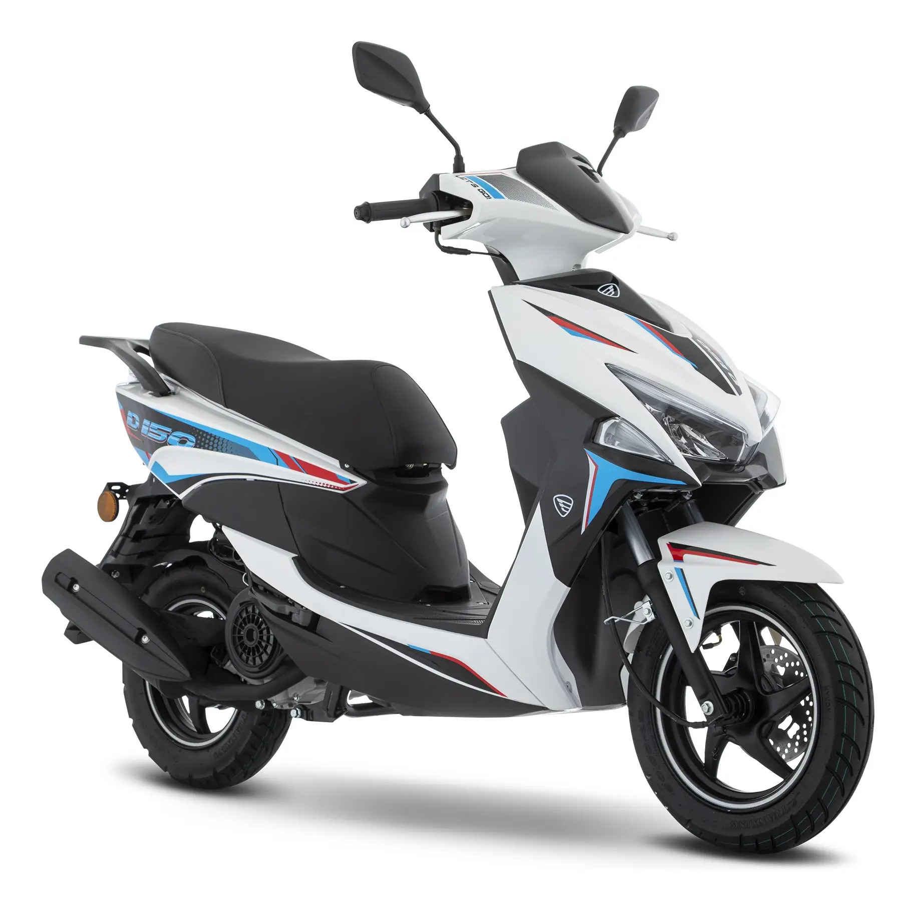 Motoneta Italika D150 Blanco Con Azul