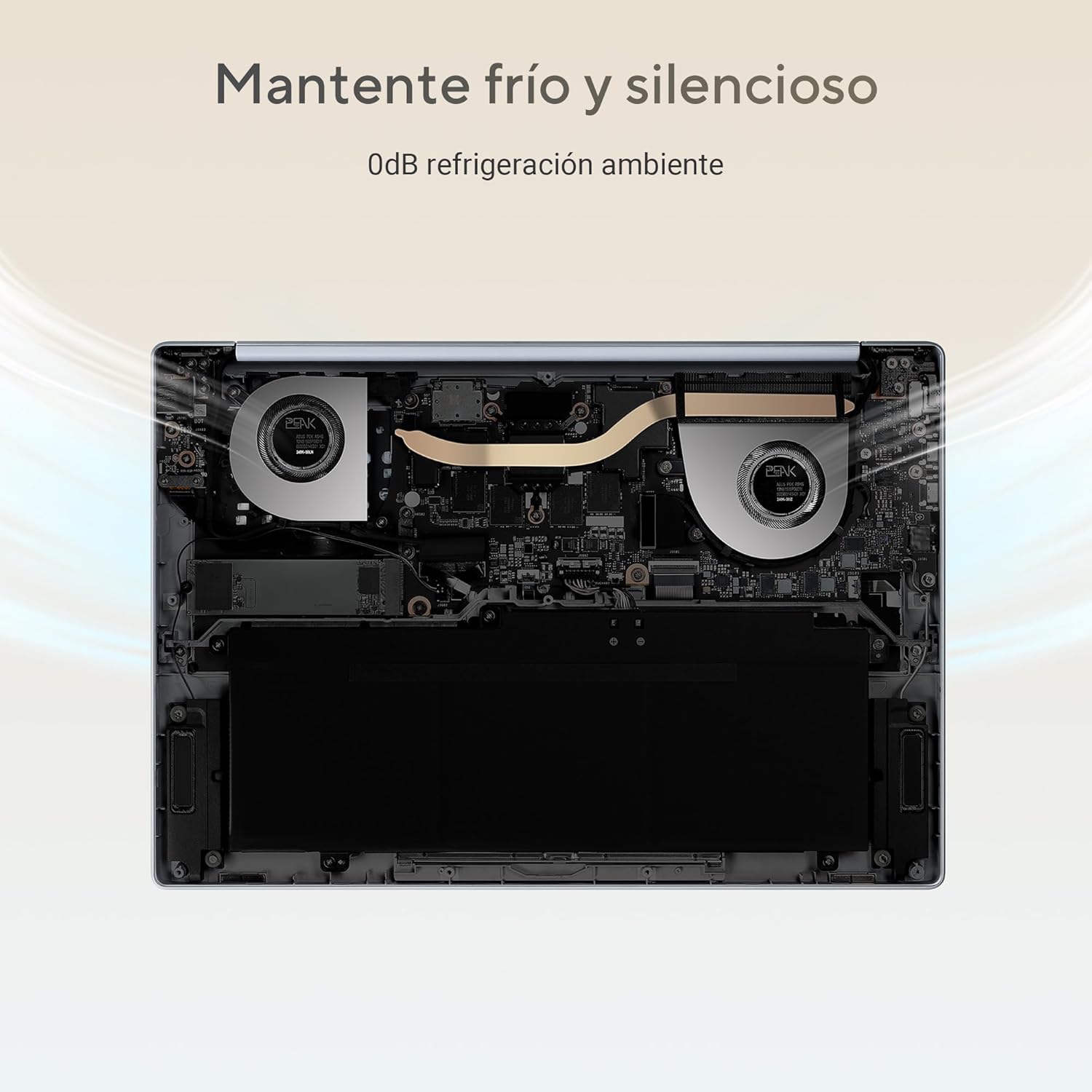 ASUS Laptop Zenbook A14/14 OLED/Snapdragon X X1 26 100/NPU hasta 45 TOPS/16GB RAM/512GB SSD/Cámara FHD con IR/Teclado Retroiluminado en Español/Funda(Garantía y Servicio en México)