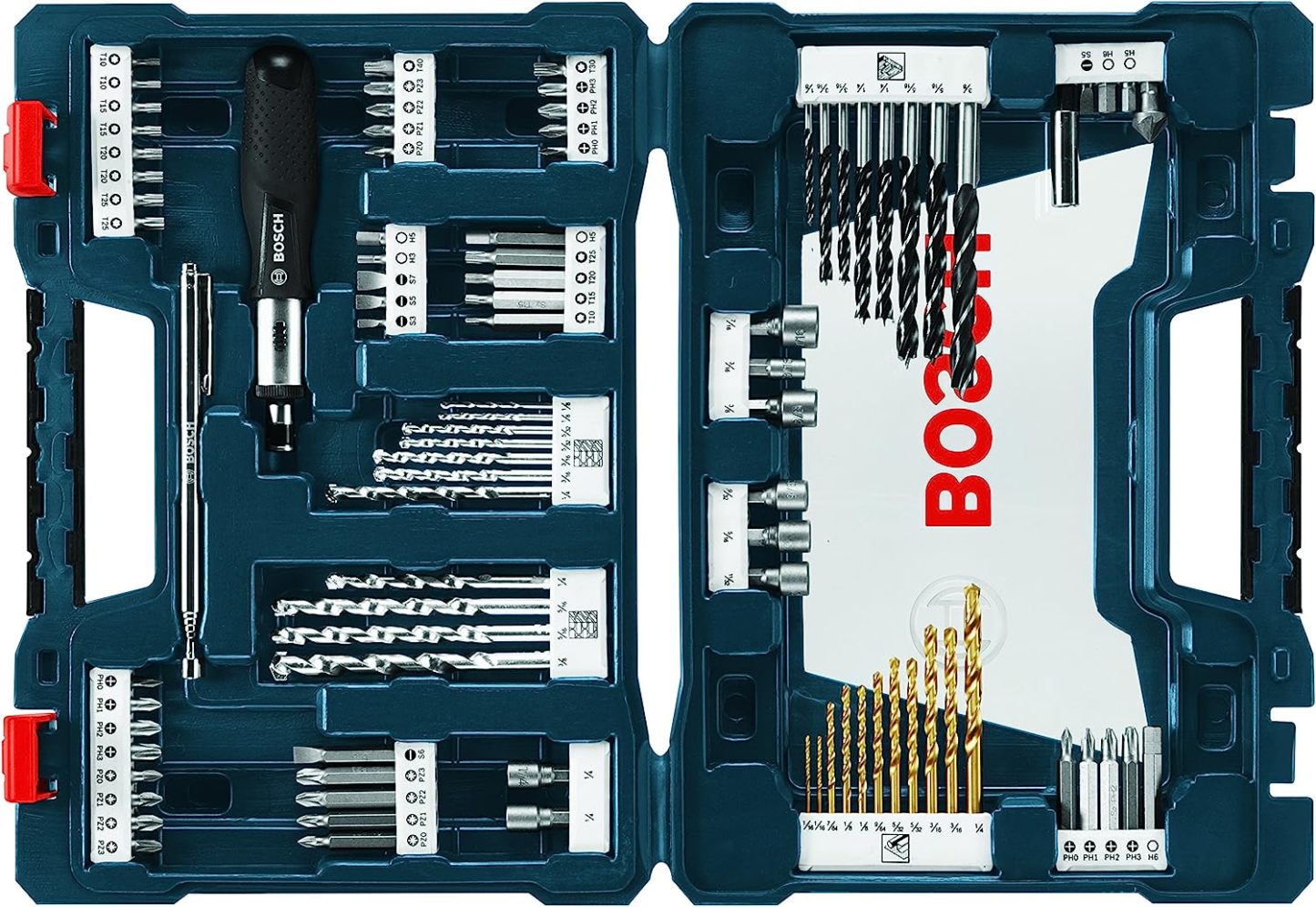 Bosch CLPK22-120 Kit combinado de 2 herramientas de 12 V máx. con Taladro/Atornillador de 3/8", Atornillador de impacto y (2) baterías de 2.0 Ah