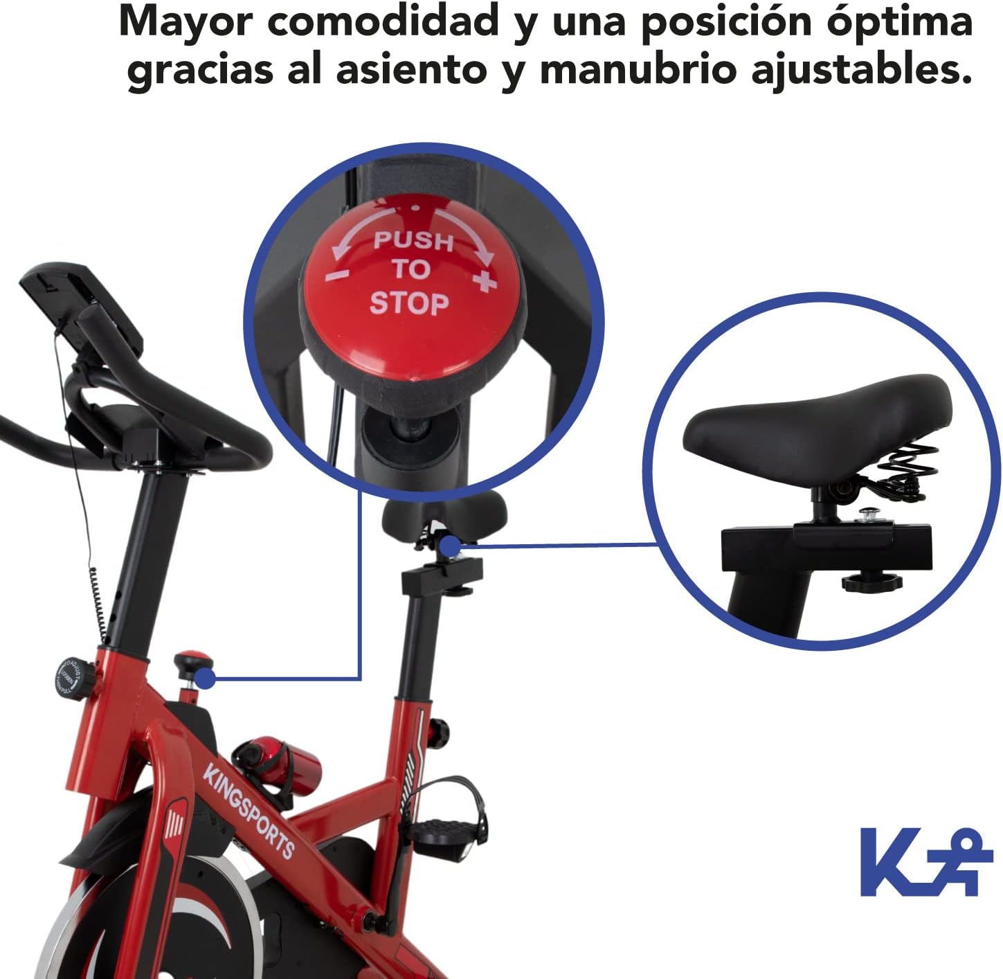 KINGSPORTS | Bicicletas Fijas Para Spinning