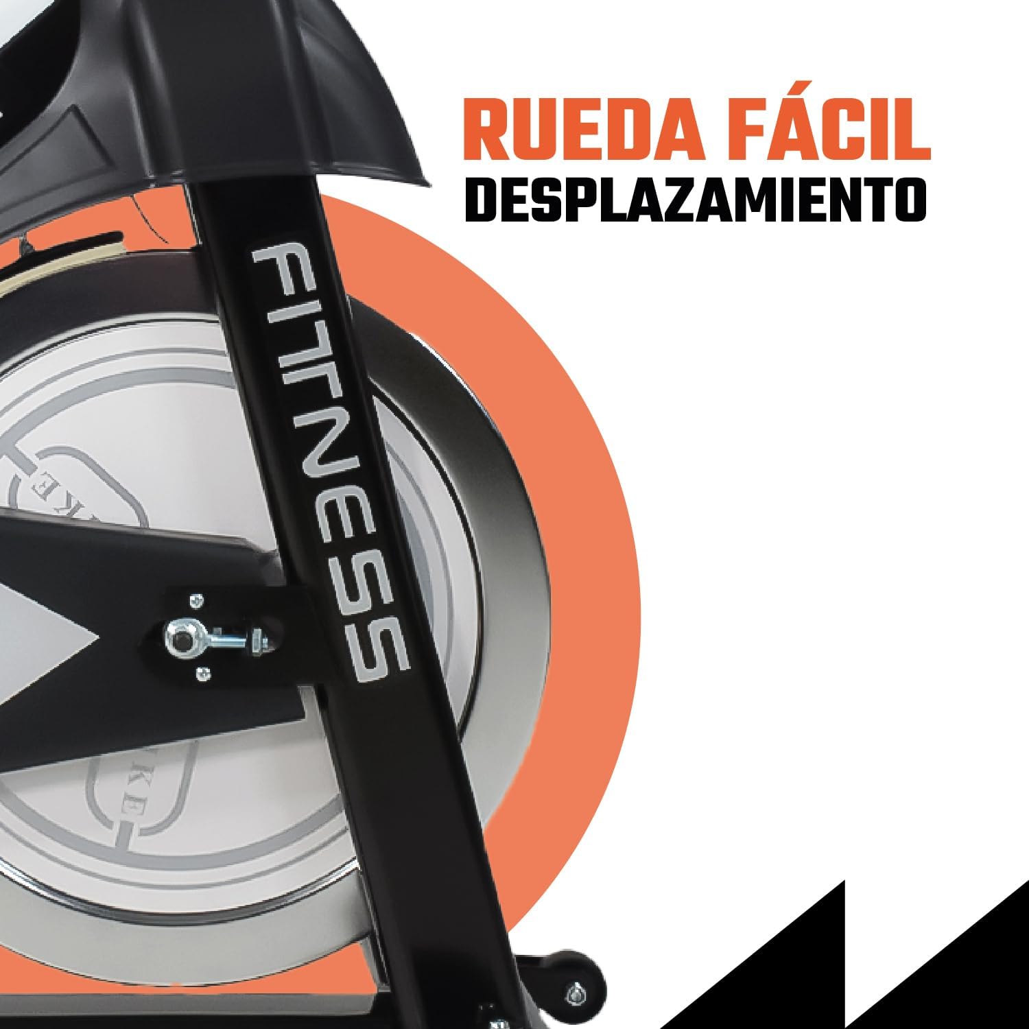 RACK & PACK Bicicleta Fija Spinning 13 Kg Pantalla LCD Soporta 180 Kg Ajuste de 5 Niveles en Asiento y Manubrio Pedales con Correas Bici Estatica Ideal para Rutina de Cardio en el Hogar Gym Gimnasio
