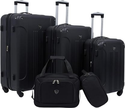 Equipaje giratorio extensible duro de Travelers Club Chicago-----Máscara para ojos