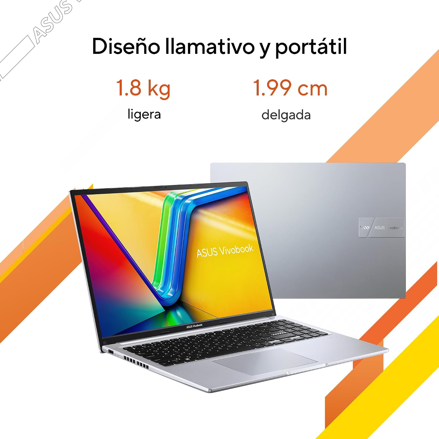ASUS Vivobook 16 M1605YA Laptop 16" WUXGA AMD Ryzen™ 7 7730U, 16GB/24GB RAM, SSD 512GB/1TB, Windows 11 Home, Computadora Portátil Ligera