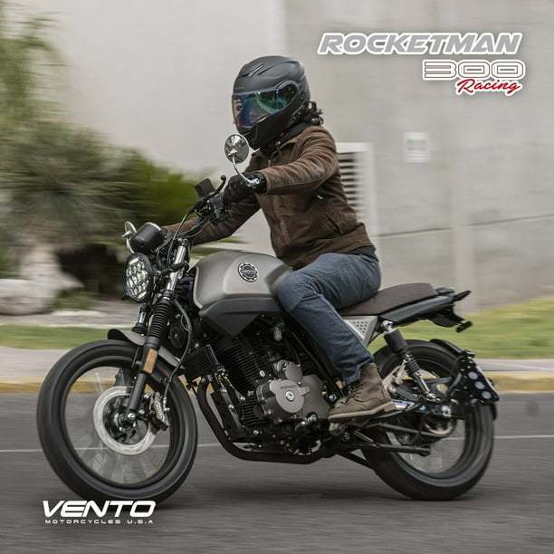 Motocicleta Rebel Vento Rocketman 300 Gris 2025