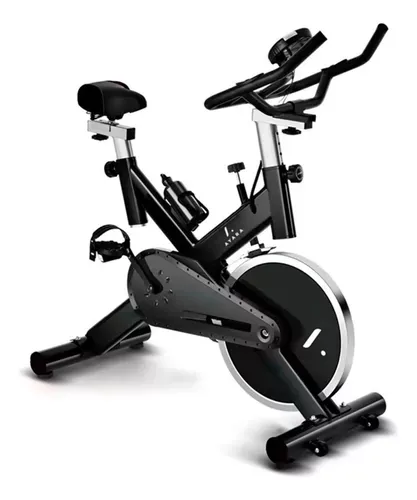 Ayara Bicicleta EstÃ¡tica Fija Spinning Fitness Cardio Bici01 Color Negro