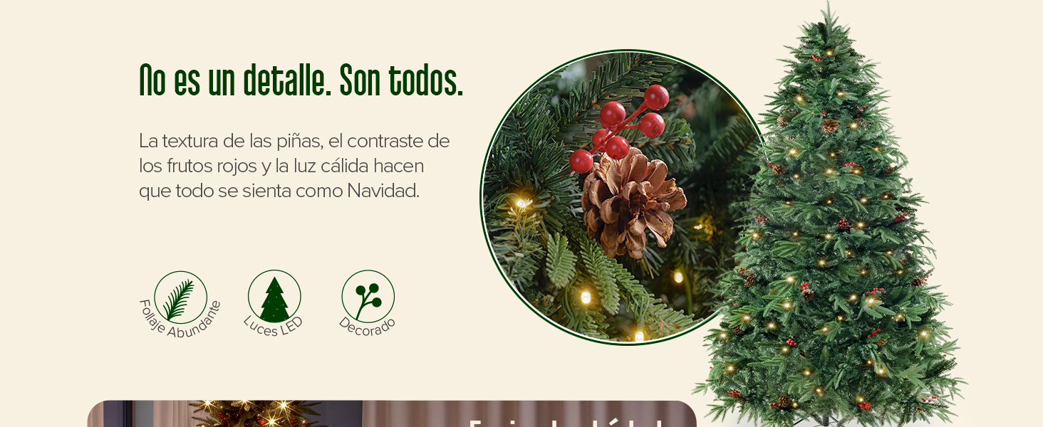 árbol frondoso led