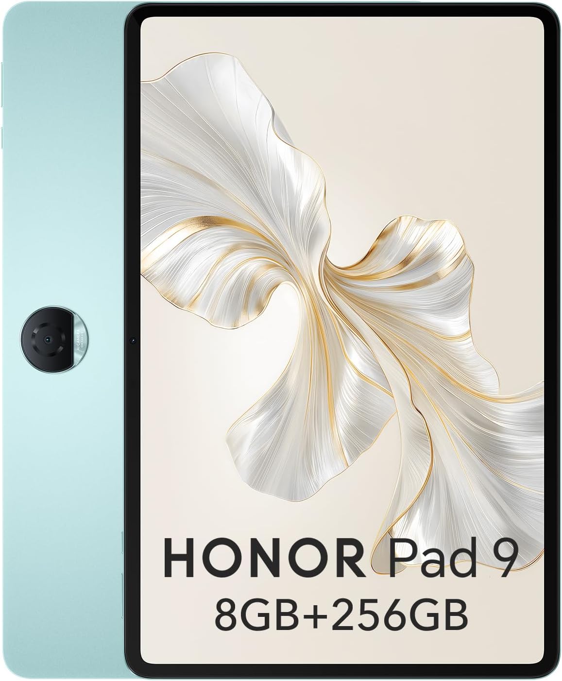 HONOR Pad 9 8GB 256GB Tablet, 12.1 Pulgadas 120Hz 2.5K Fullview Display, Snapdragon 6 Gen 1, 8 Altavoces, Cuerpo de Metal, Android 13, Google Service WiFi Tablet, Verde