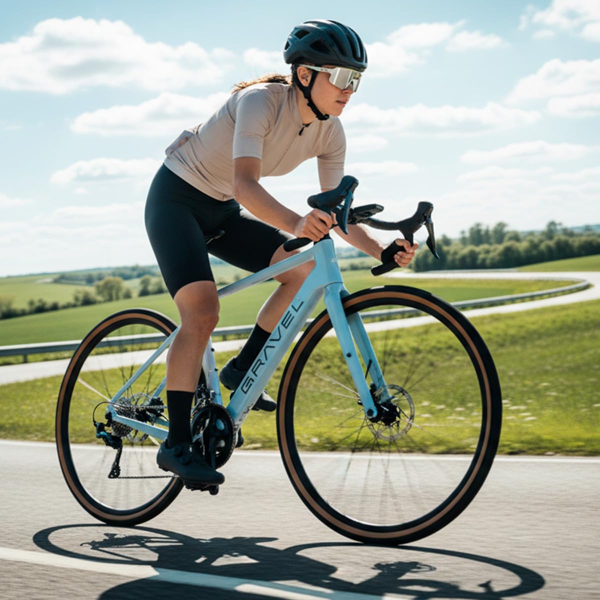 GRAVEL | Bicicleta Tucson Shimano Sora 18V Carbon | Llantas Continental