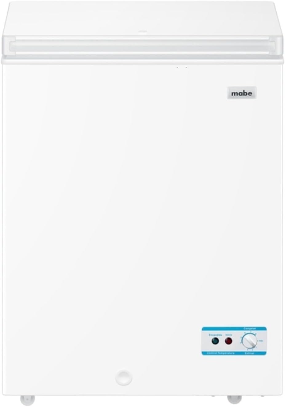 Congelador Horizontal Mabe, Capacidad 5 Pies Cúbicos, 9 Niveles de Temperatura, Color Blanco, Modelo CHM5PPL0