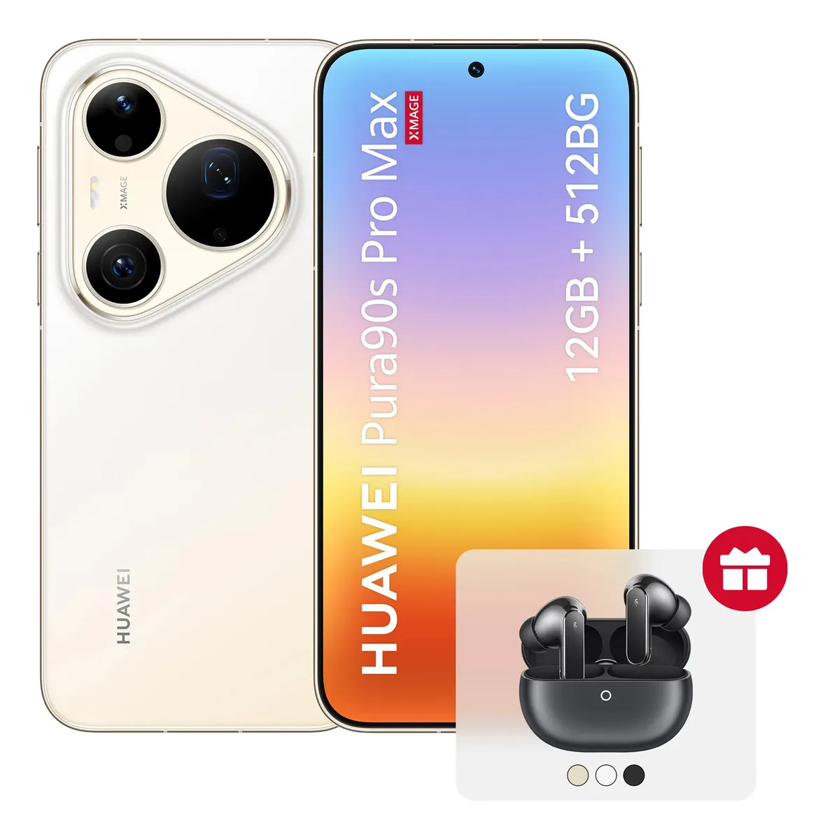 HUAWEI Pura 90s Pro 12GB 512GB Naranja con FreeBuds Pro 5 Gratis