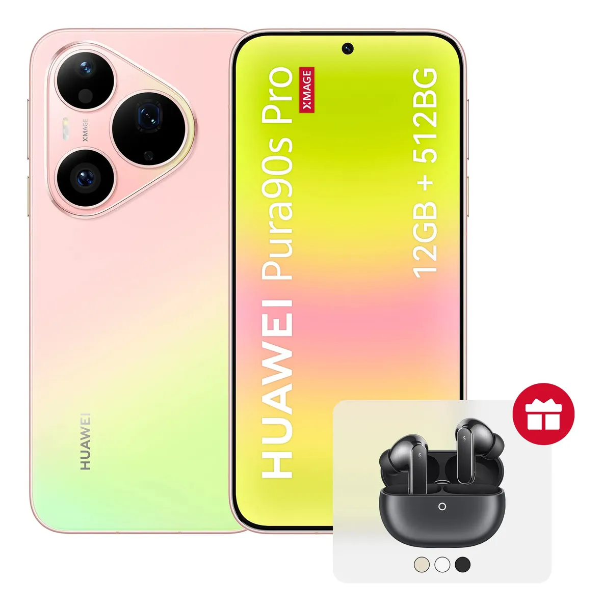 HUAWEI Pura 90s Pro 12GB 512GB Naranja con FreeBuds Pro 5 Gratis