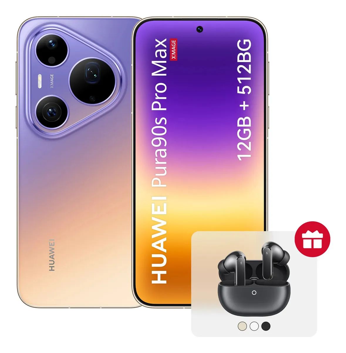 HUAWEI Pura 90s Pro 12GB 512GB Naranja con FreeBuds Pro 5 Gratis