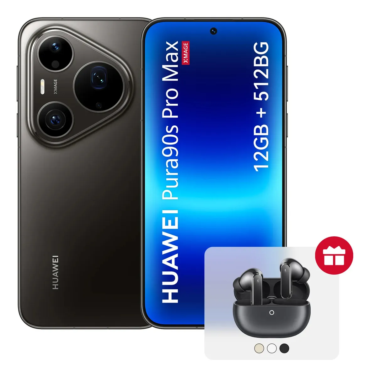 HUAWEI Pura 90s Pro 12GB 512GB Naranja con FreeBuds Pro 5 Gratis