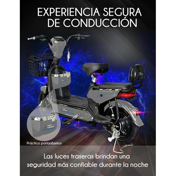 Red V Bicicleta Electrica 500w Pantalla Lcd Bateria 48v 12a