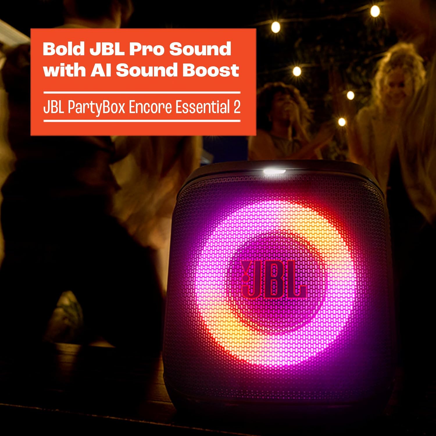 JBL PartyBox Encore Essential 2 Bocina Portátil, Negro