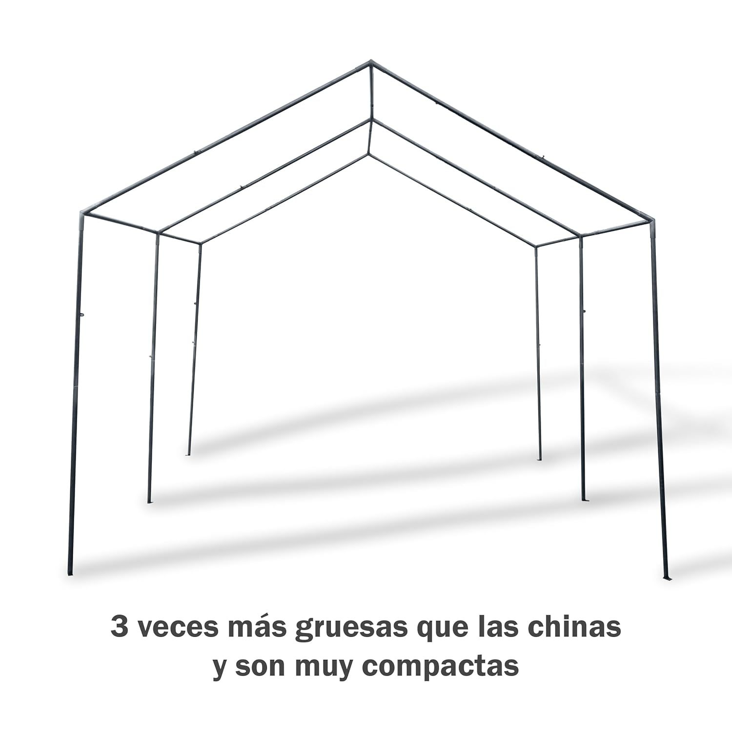 Carpa 3x6 Ultra Reforzada Tubo Galvanizado 38mm Uso Rudo (Con Lona)