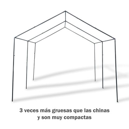 Carpa 3x6 Ultra Reforzada Tubo Galvanizado 38mm Uso Rudo (Con Lona)