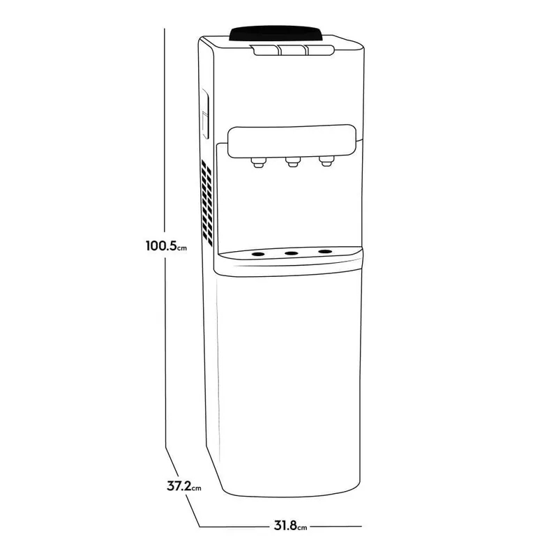 Dispensador De Agua Con Nevera 19l EA20SR Electrolux
