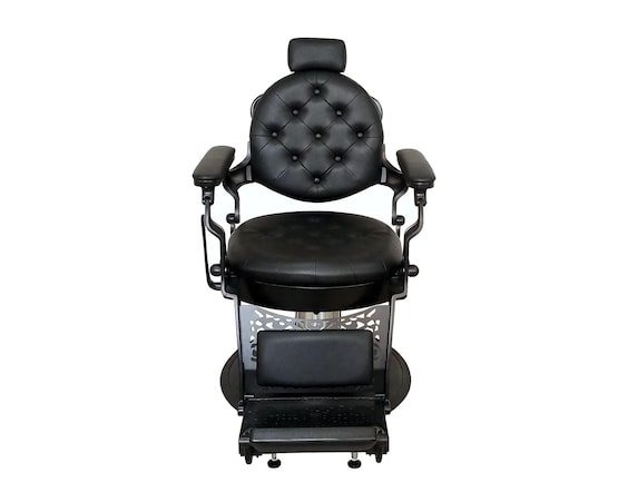 Silla para Barbería Letmex Negra