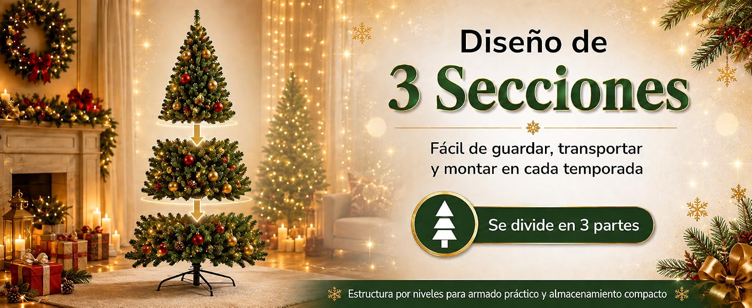 árbol de navidad plegable