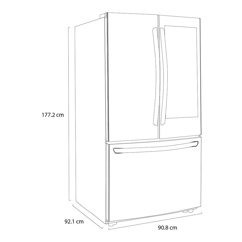 Refrigerador LG 29 Pies Instaview Negro