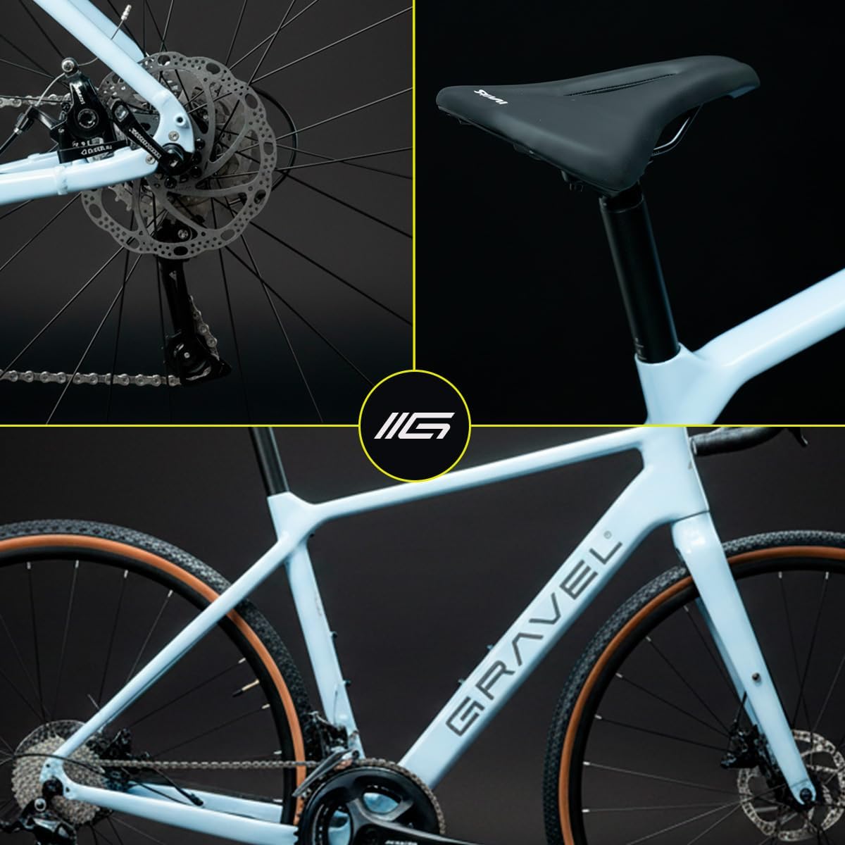 GRAVEL | Bicicleta Tucson Shimano Sora 18V Carbon | Llantas Continental