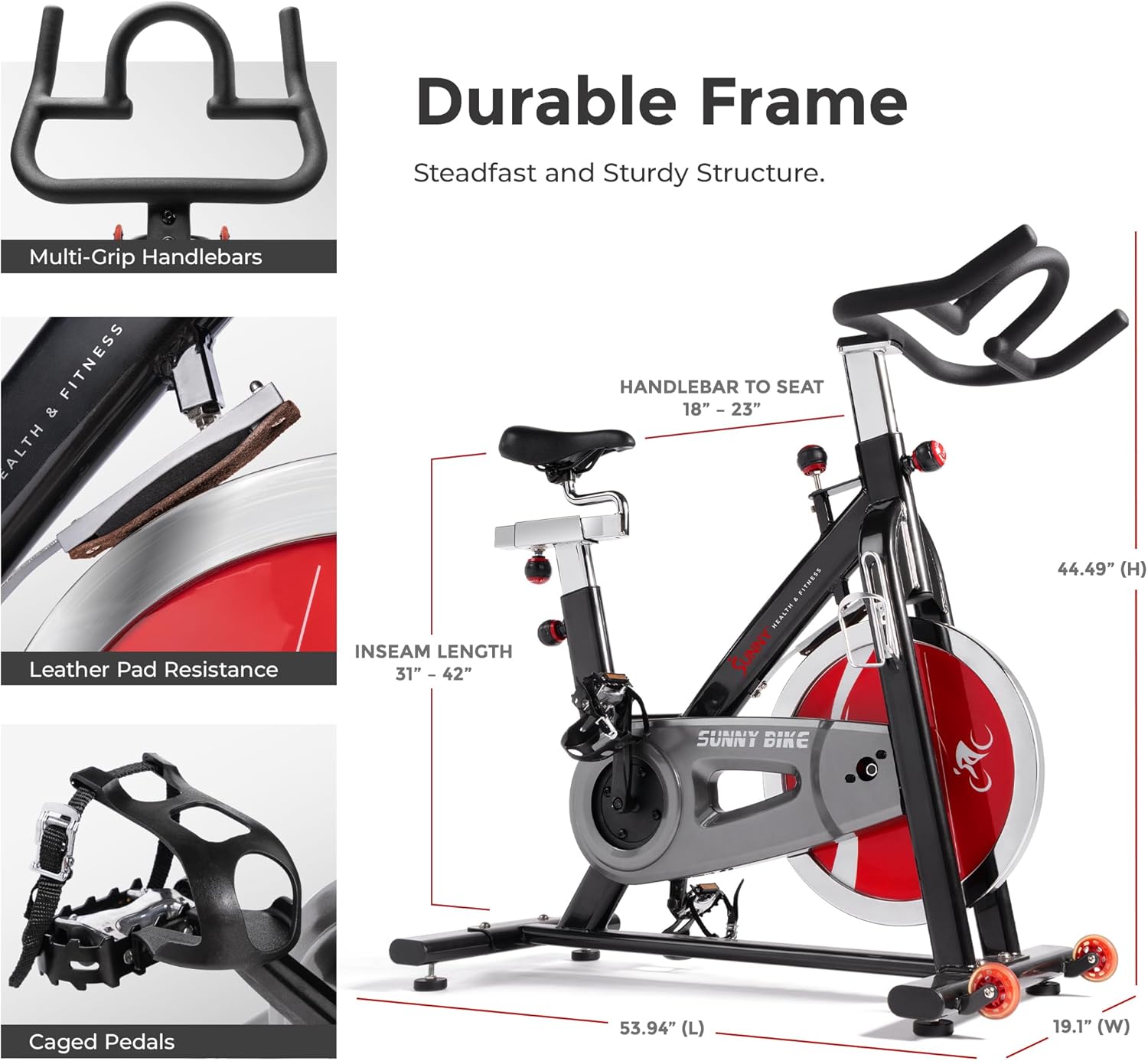 Sunny Health & Fitness AerPro Ciclismo Indoor