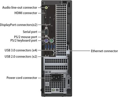 Dell OptiPlex 7050 SFF Computadora de computadora con Monitor Full HD de 24 Pulgadas, Juego de PC de 6ª generación Quad Core i7-6700, 16 GB de RAM, 512 GB SSD, Teclado y Mouse, WiFi, Windows 10 Pro