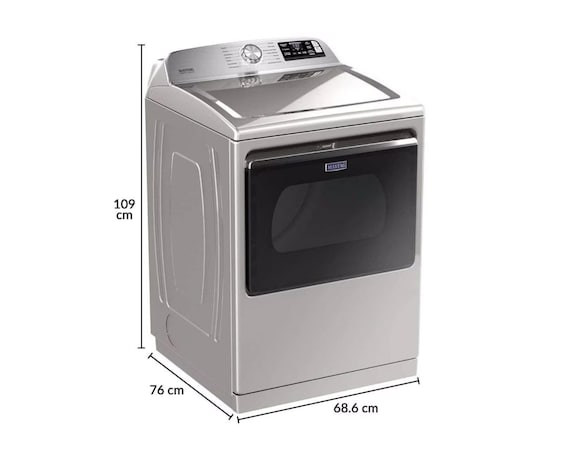 Secadora Maytag 7MMED7230LC 28 kg Gris