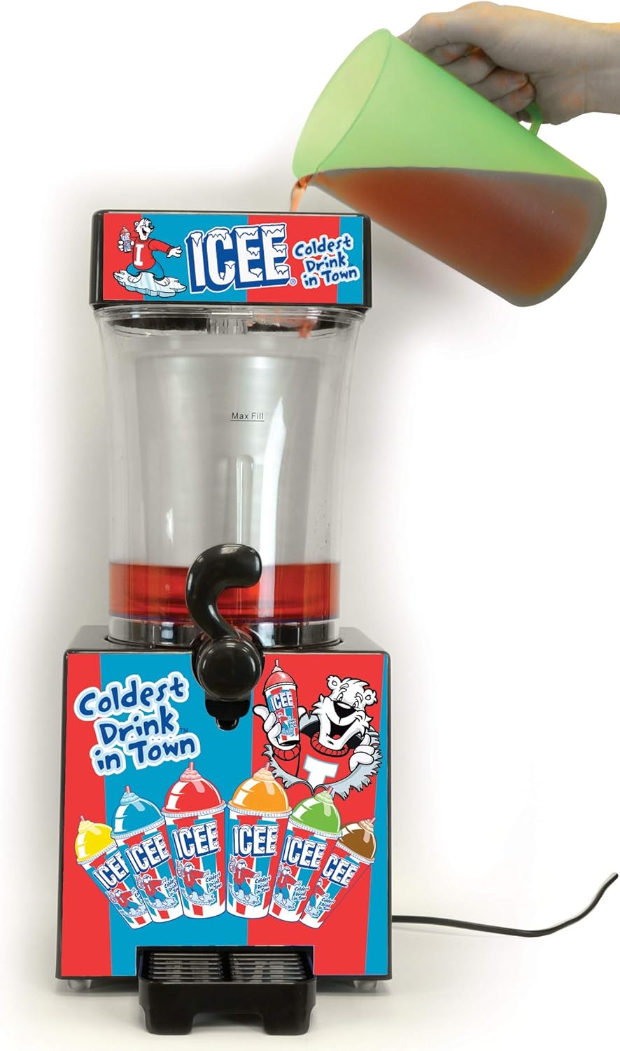 ICEE - Máquina de helado granizado para el hogar, marca original, tamaño para encimera