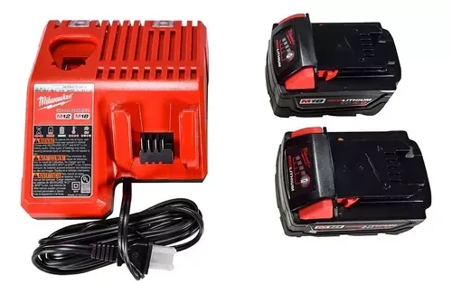Combo Milwaukee Rotomartillo Atornillador Fuel 3697-22 Color Rojo