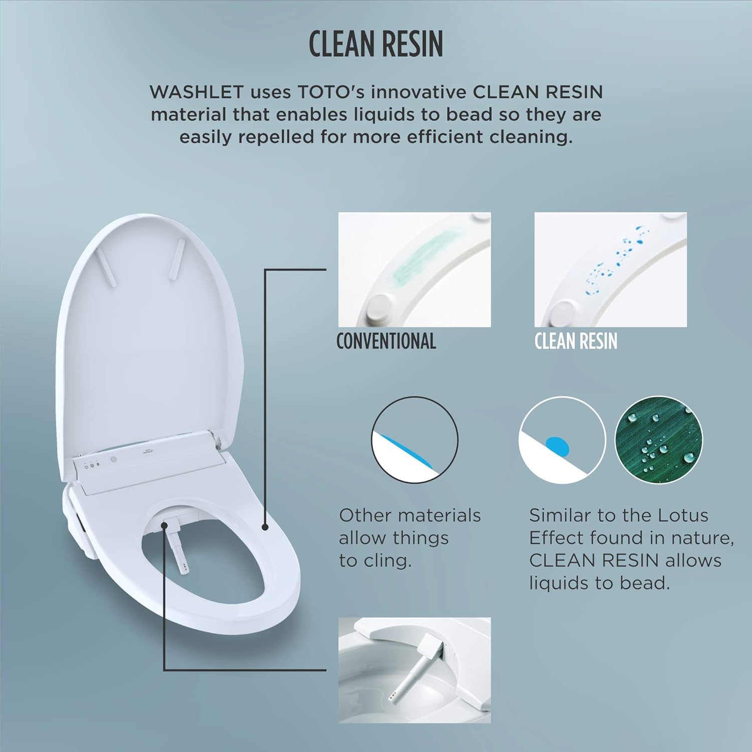 TOTO WASHLET C5 - Asiento de inodoro electrónico para bidé con limpieza PREMIST y EWATER+, alargado, algodón blanco, SW3084#01