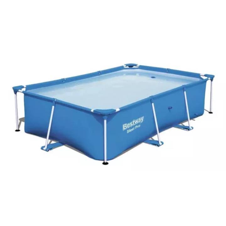 Piscina doméstica con estructura de acero BW Steel Pro — 259 cm