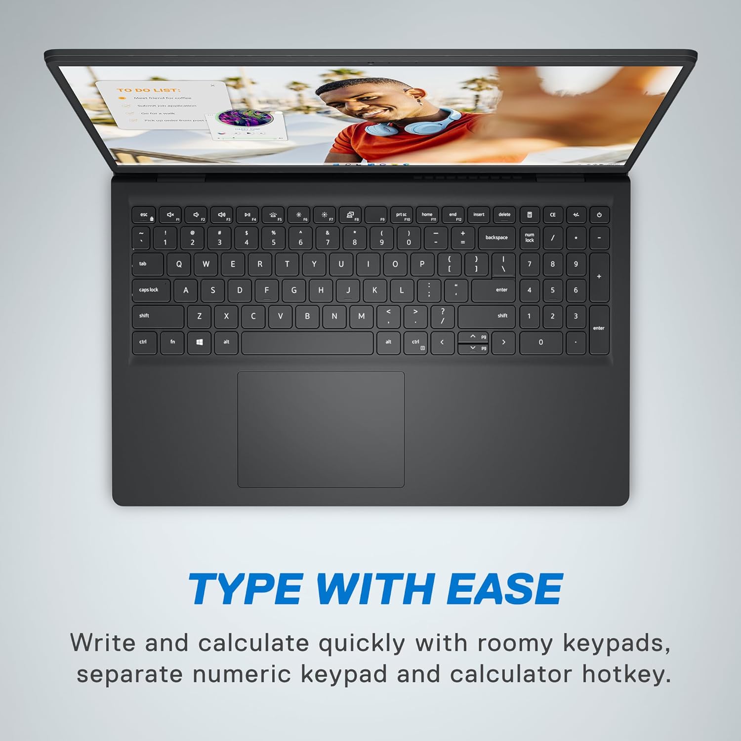 Dell Inspiron 15 3535 - visualización FHD de 15,6" (1920 x 1080), procesador AMD Ryzen 5 7520U, 8GB DDR4 RAM, 512GB SSD, AMD Radeon Graphics, Windows 11 Home, 6 meses de migración, negro carbón