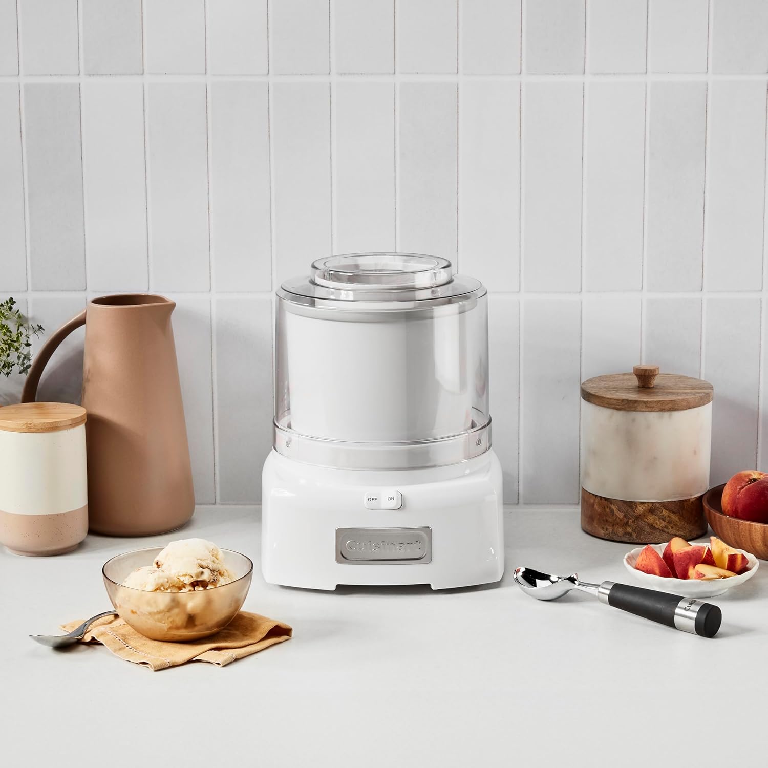 Cuisinart Automatic Frozen Yogurt Máquina para hacer helado y sorbete