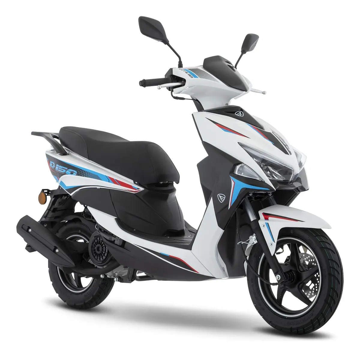 Motoneta Italika D150 Blanco Con Azul