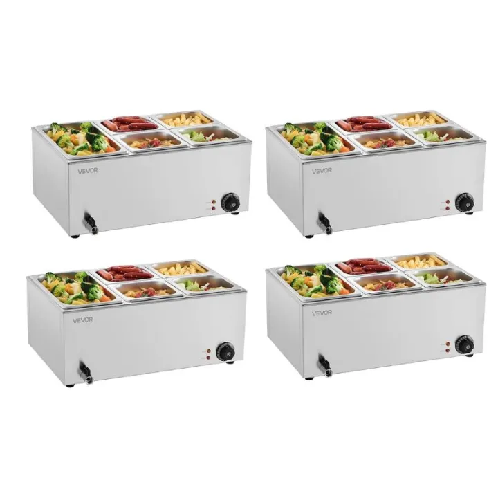 6-Pan Commercial Food Warmer