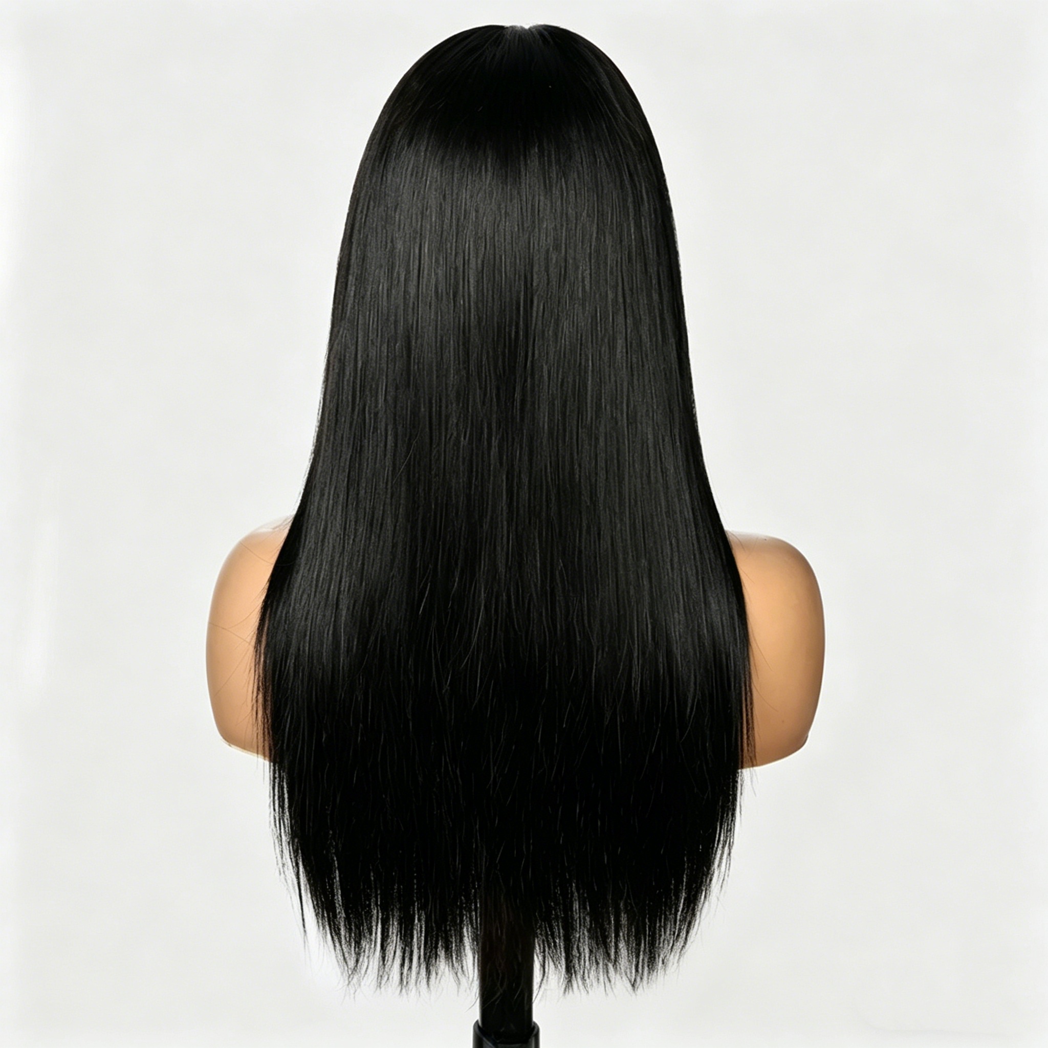 15A 200% SDD Super Double Drawn Remy Human Hair 13x4 Lace Front Wig for Women Natural Black Straight WIGLTD